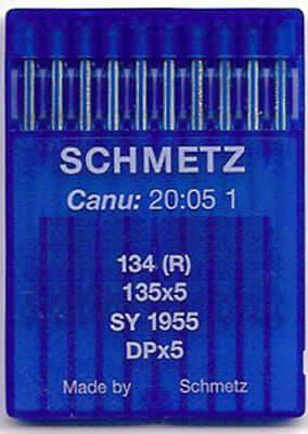 Schmetz Industrial Sewing Machine Needles 134R, 135x5, DPx5, 135x7 - Central Michigan Sewing Supplies