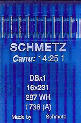 Schmetz Industrial Sewing Machine Needles BALL POINT 16x257, 16x231, DBx1, 16x95 Available in Size 9, 10, 11, 12, 14, 16, 18