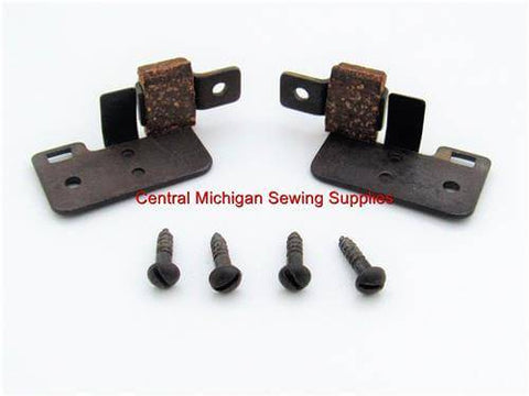Vintage Original Singer Model 301A Front Cabinet Clips For Cradle Part number 136412 & 136413 - Central Michigan Sewing Supplies