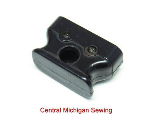 Original Singer BakeLite 3 Pin Receptacle For Double Lead Power Cord - Central Michigan Sewing Supplies