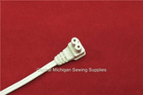 Power Cord - Pfaff Part # 70-332712-14 - Central Michigan Sewing Supplies