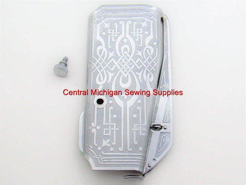 Original Singer Model 221 Scroll Face Plate Part # 45718 - Central Michigan Sewing Supplies