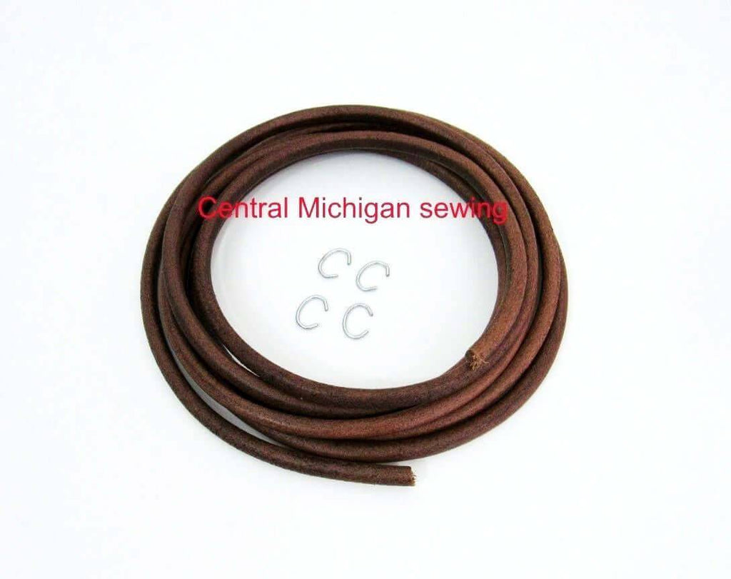 Industrial Sewing Machine Leather Belt Available in 3/16", 1/4", 5/16", 11/32" diameter