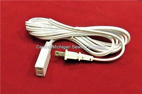 New Replacement Two Flat Prong Power Cord - Part # 50346N - Central Michigan Sewing Supplies