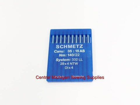 Schmetz Industrial Sewing Machine Leather Needles 29x4 Available in si –  Central Michigan Sewing Supplies Inc.