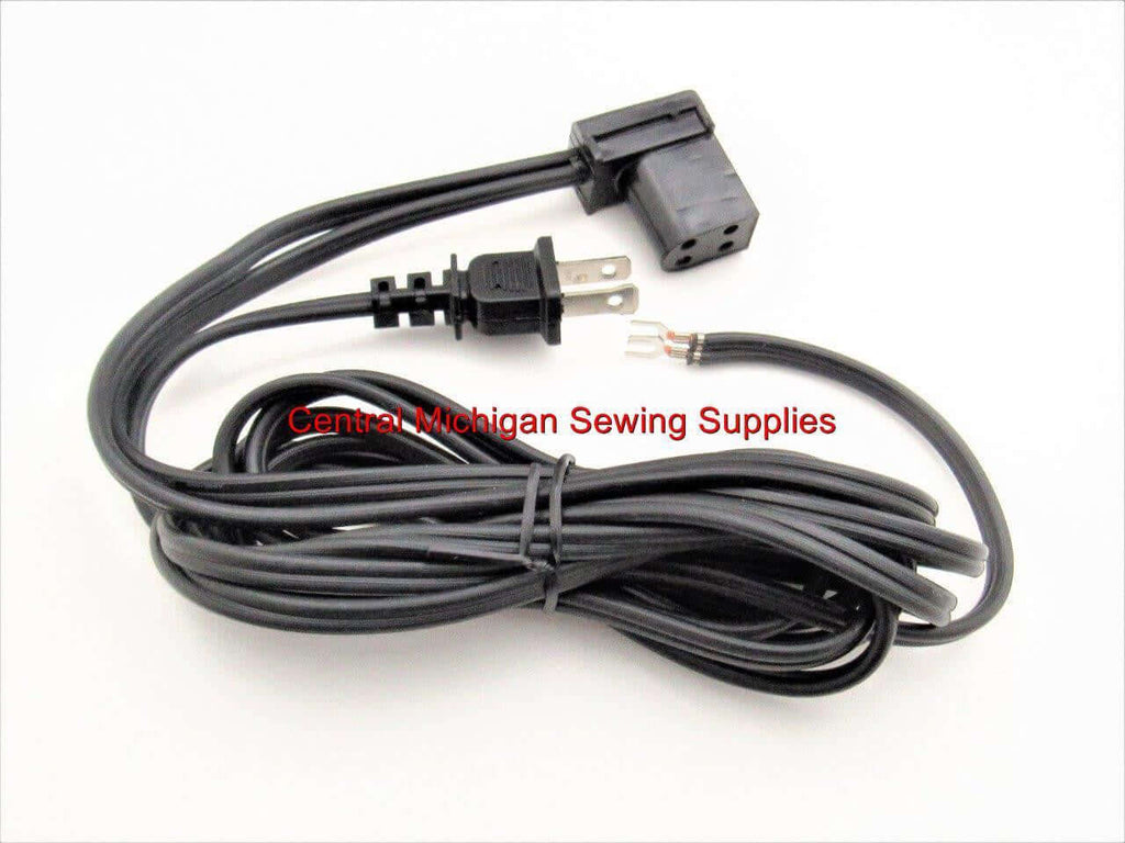 Replacement Power Cord Fits - Singer Part # 618817-001 - Central Michigan Sewing Supplies