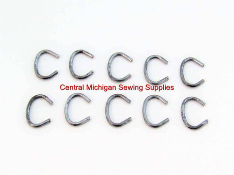 Sewing Machine Leather Belt Hooks 3/16" Lot of Ten - Central Michigan Sewing Supplies