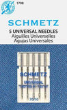 Schmetz Sharp Point Needles Fits Singer Models 15, 27, 28, 66, 99, 201, 221, 301, 401, 403, 404, 500, 503, Most Home Machines