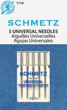 Schmetz Sharp Point Needles Fits Singer Models 15, 27, 28, 66, 99, 201, 221, 301, 401, 403, 404, 500, 503, Most Home Machines - Central Michigan Sewing Supplies